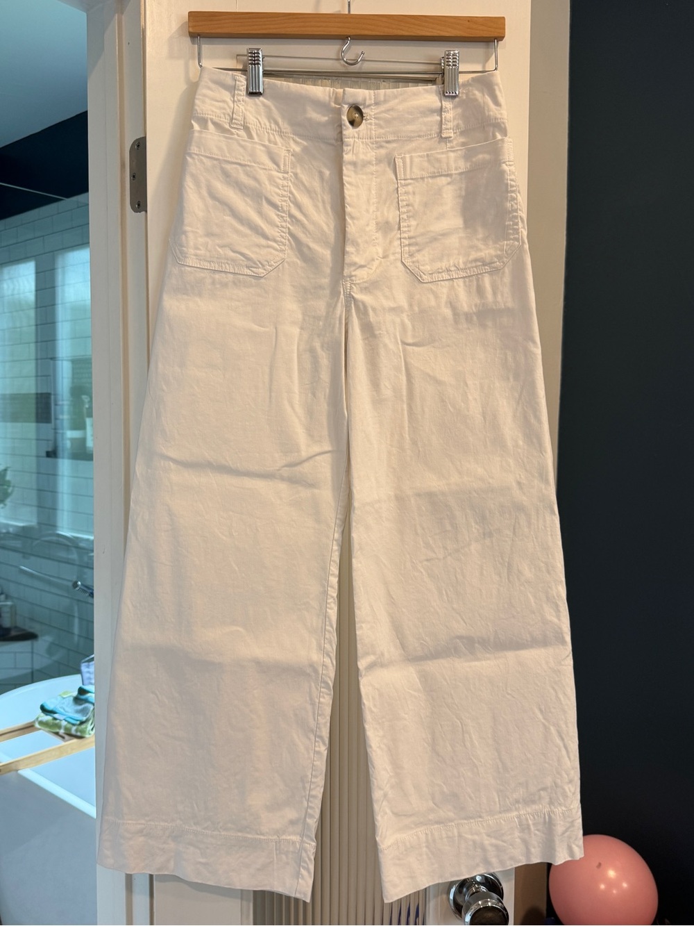 Anthropologie Maeve Colette White Pants Size 27